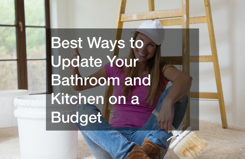 budget kitchen and bathroom remodel