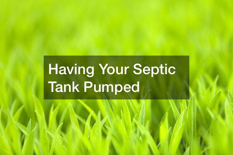 Having Your Septic Tank Pumped