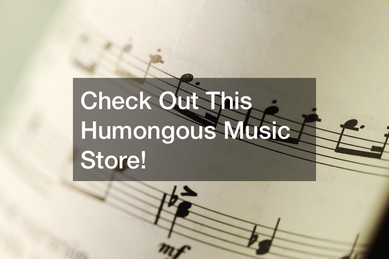 Check Out This Humongous Music Store!